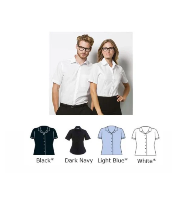 Kustom Kit KK742F Ladies Business Short Sleeve Shirt